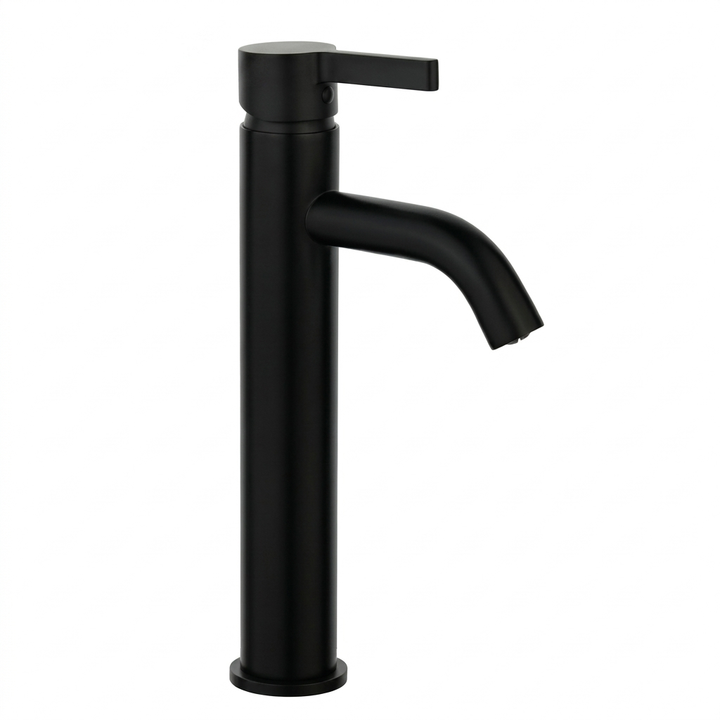 Kelmora Ari Tall Basin Mixer Tap, Black