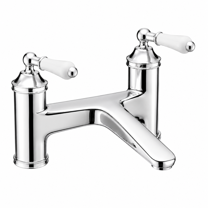 Kelmora Brige Bath Mixer Tap with Lever, Chrome