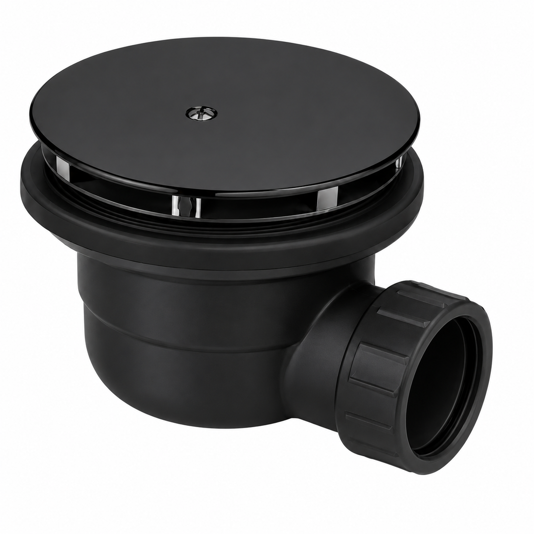 Kelmora Bathroom 900mm Shower Waste High Flow, Black