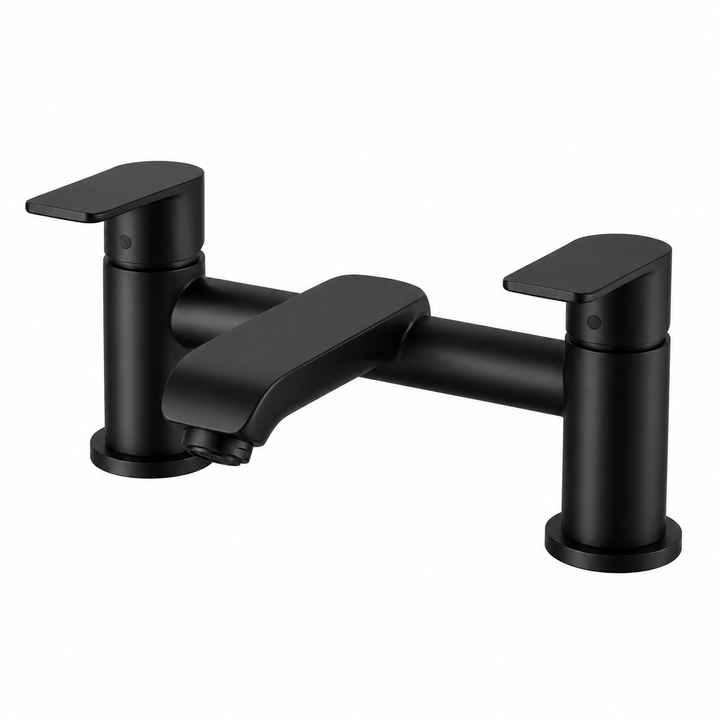 Kelmora Flip Bath Mixer Tap with Lever, Black