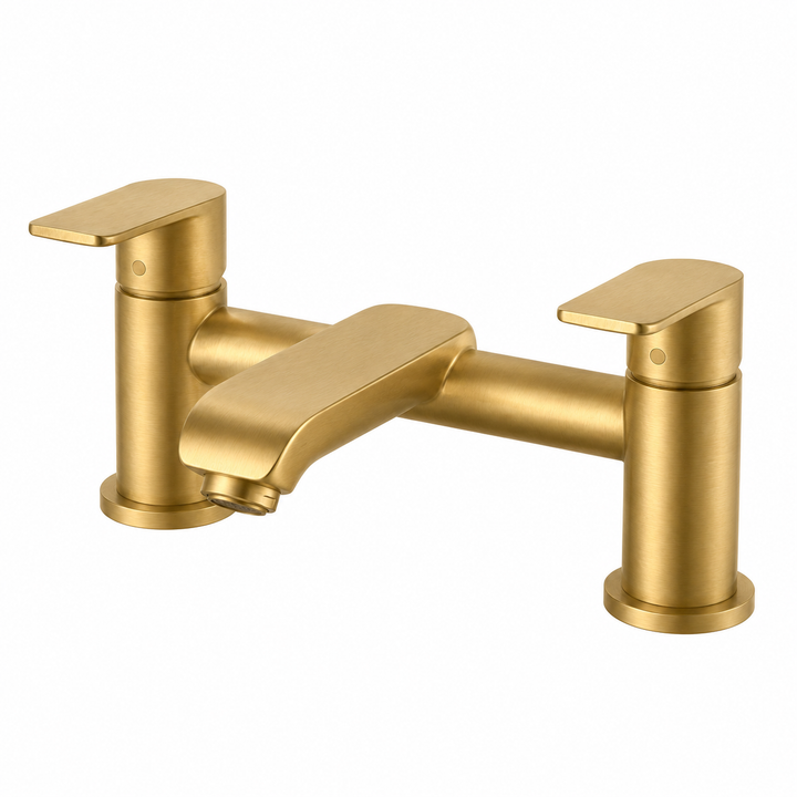 Kelmora Flip Bath Mixer Tap with Lever, Brass