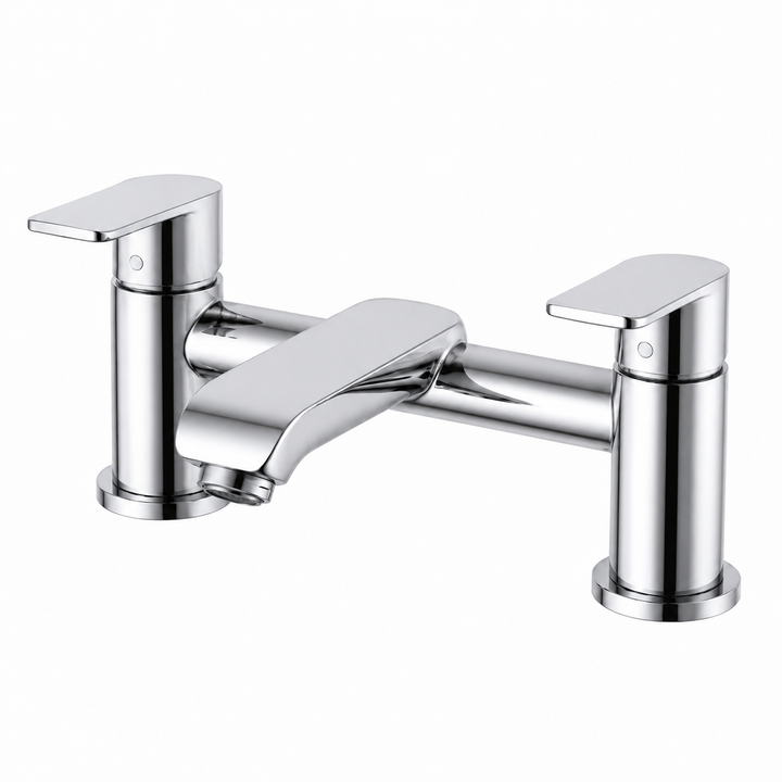 Kelmora Flip Bath Mixer Tap with Lever, Chrome