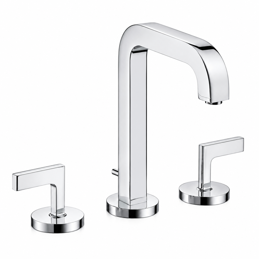 Kelmora Basin Mixer Tap | Single Lever Bathroom Sink Faucet with Click Clack Waste, Chrome