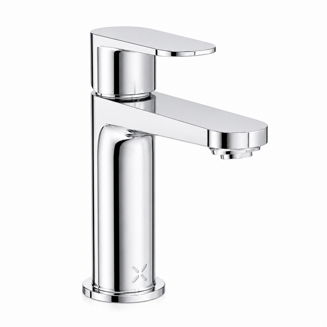 Kelmora Basin Mixer Tap | Single Lever Bathroom Sink Faucet with Click Clack Waste, Chrome