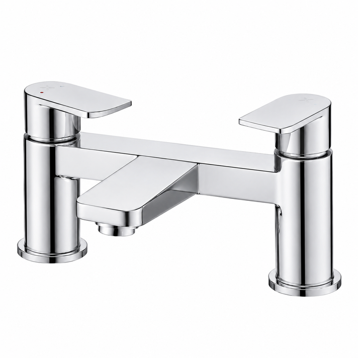 Kelmora Vard Bath Mixer Tap with Lever, Chrome