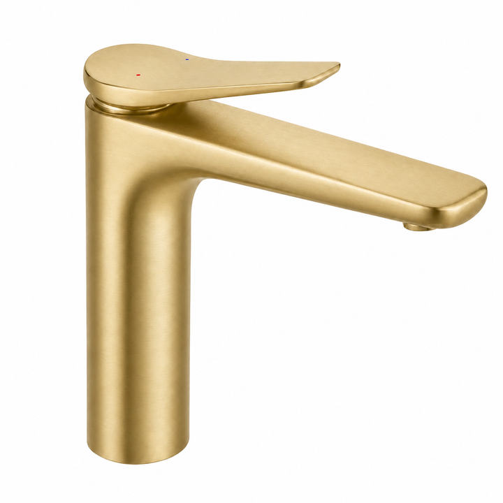 Kelmora Venz Basin Mixer Tap , Brass