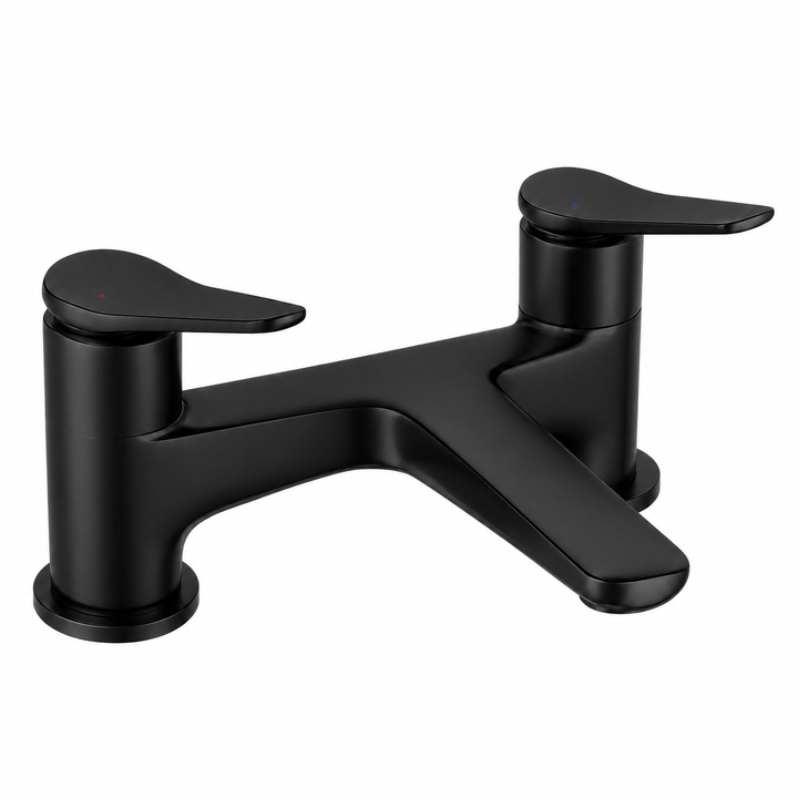 Kelmora Venz Bath Mixer Tap with Lever, Black
