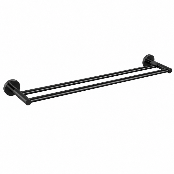 Kelmora Towel Ring Bathroom Accessories, Wall Mounted, Black
