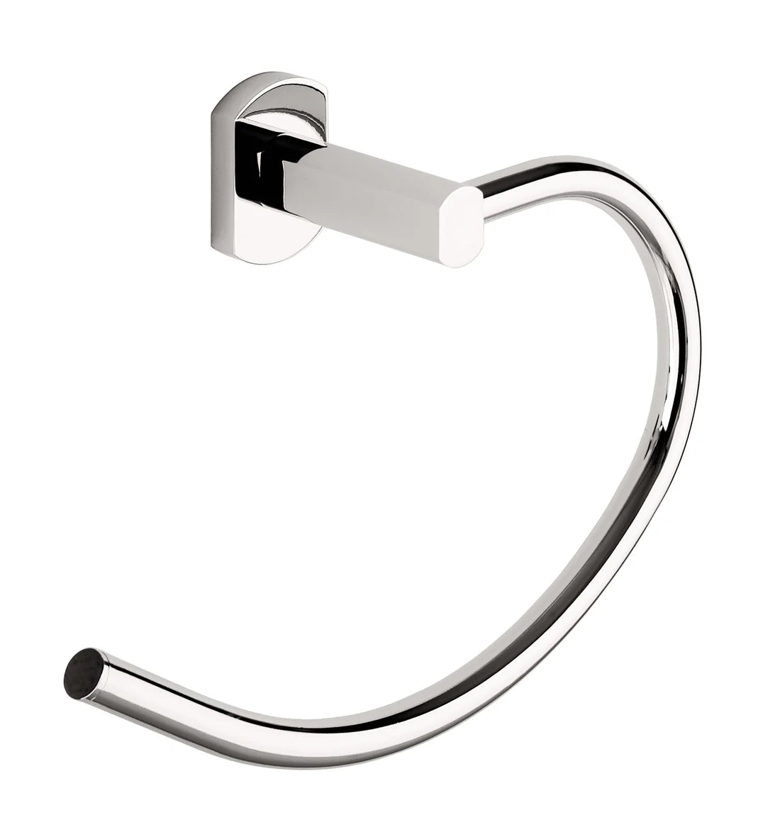 Kelmora Towel Ring Bathroom Accessories, Wall Mounted, Chrome