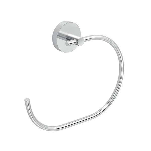 Kelmora Towel Ring Bathroom Accessories, Wall Mounted, Chrome