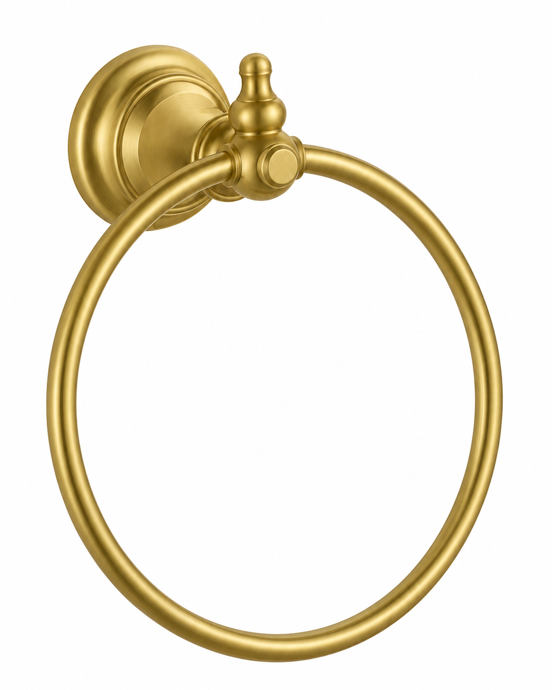 Kelmora Towel Ring Bathroom Accessories, Wall Mounted, Brass